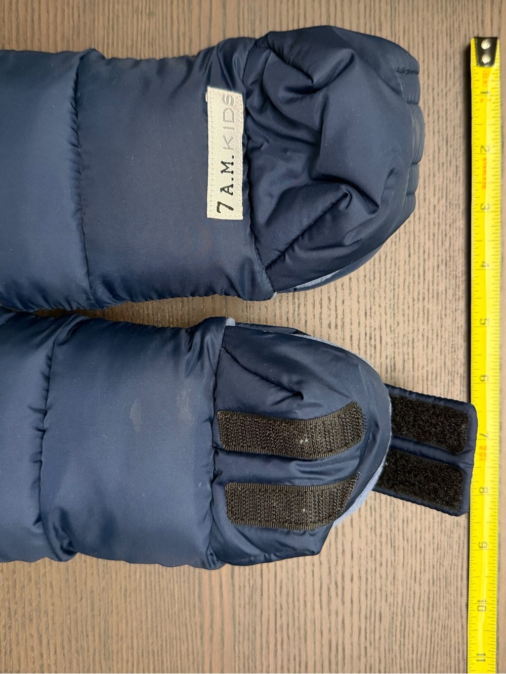 Kids mittens with scooter handle accessibility- navy size 2-6t - 7am enfant